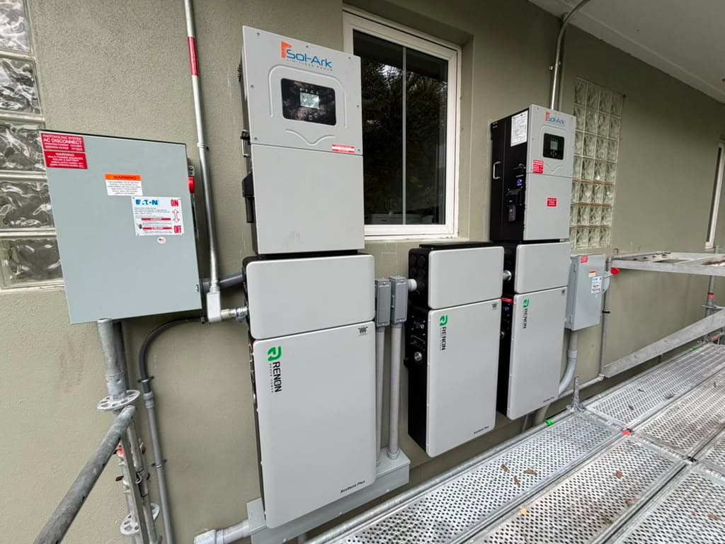 Battery backup system installed by S7 Solar in Venice Florida