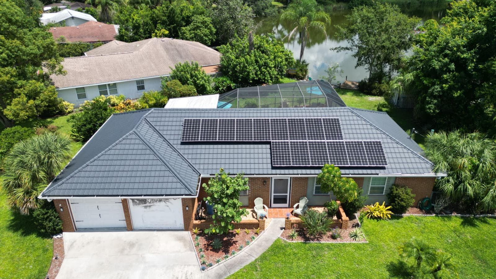 Solar panel installation completed by S7 Solar in Southwest Florida